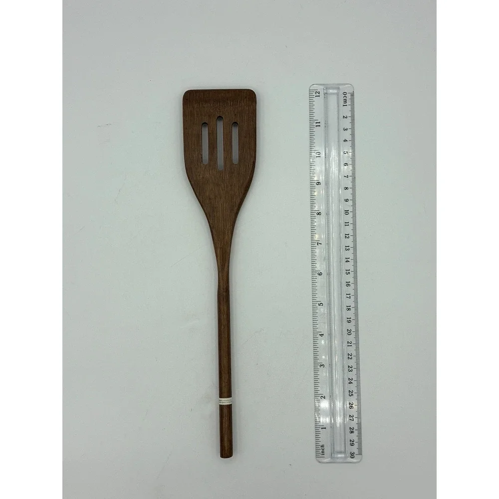NEW Gibson Home Bamboo Wooden Spatula Turner 12